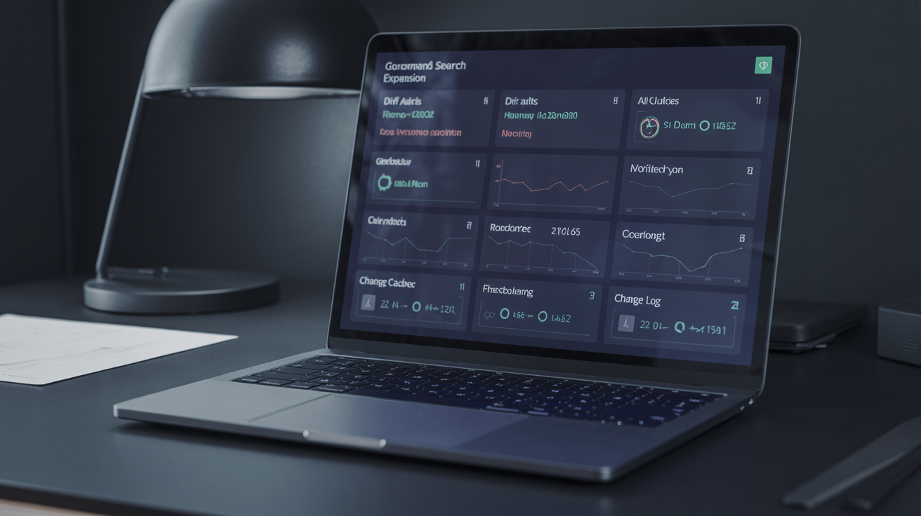 AI Max governance dashboard preview (example)